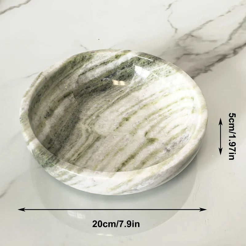 Marmor-Tablett, 20 x 5 cm, handgefertigt