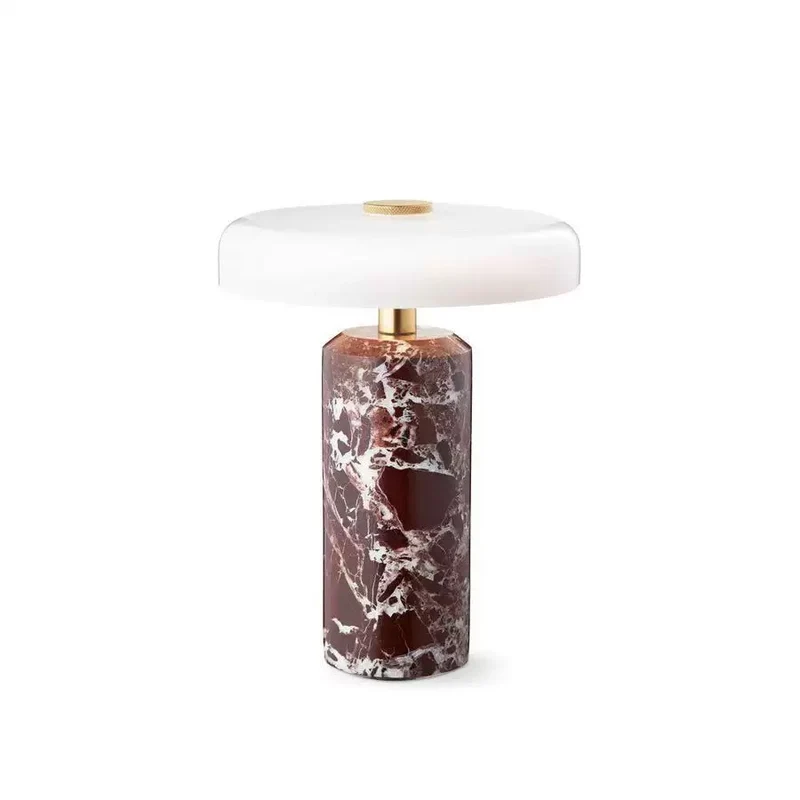 Marmor-Tischlampe Modell 5809, aufladbar, 3-stufig dimmbar