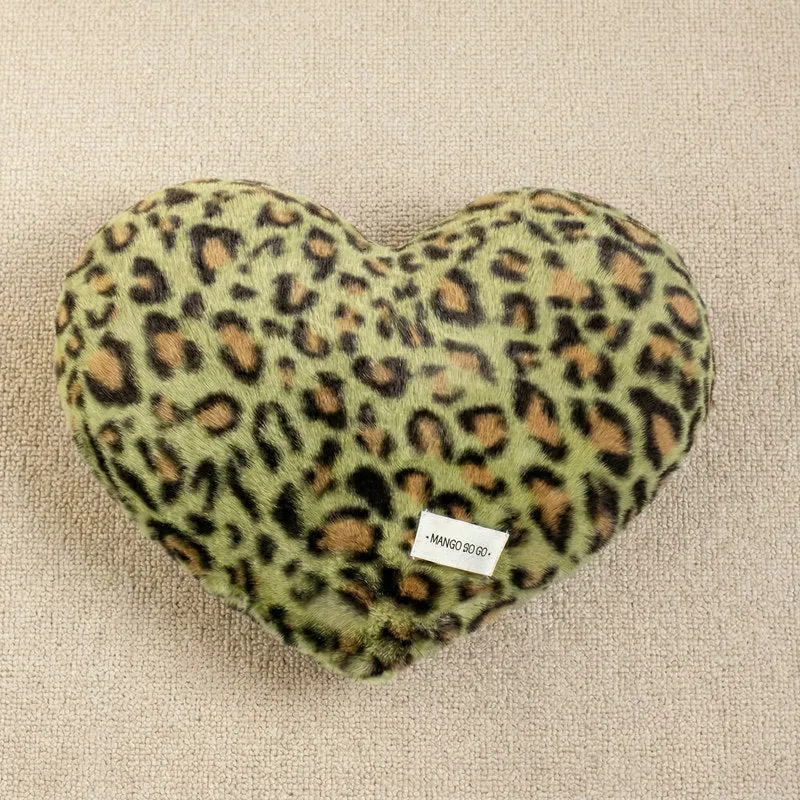Dekokissen mit Leopardenmuster, Plüsch
