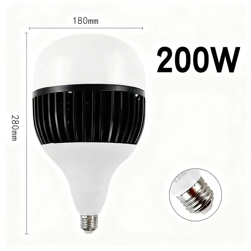 LED-Kugelleuchte E27, 50–200 W