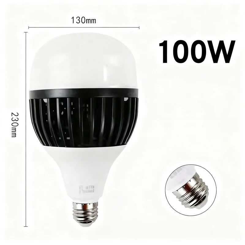 LED-Kugelleuchte E27, 50–200 W