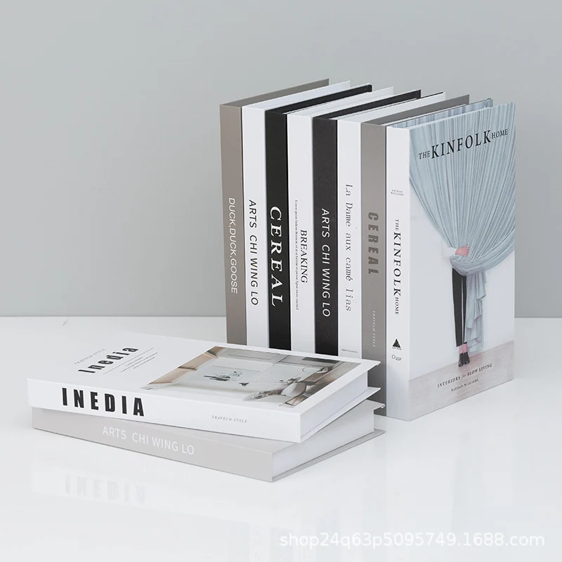 Dekoratives Kunstbuch, nordisch-minimalistisch