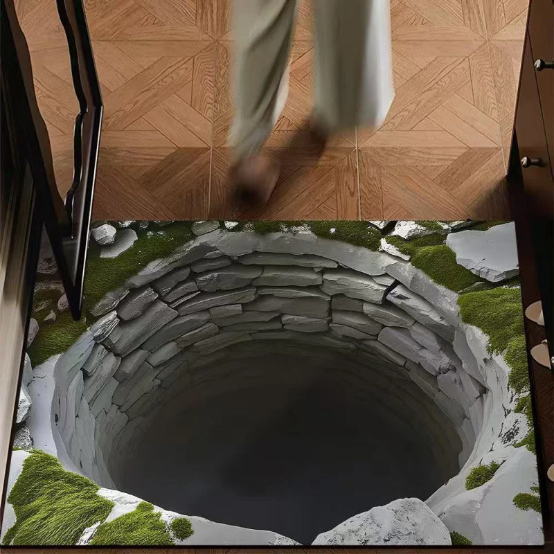 Badezimmermatte aus Kieselgur mit 3D-Muster