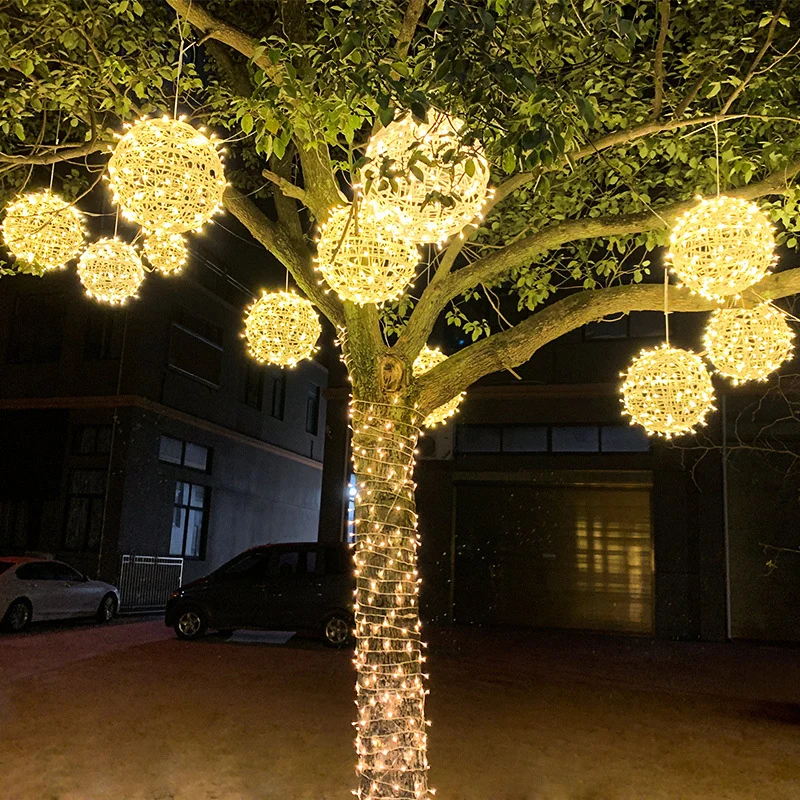 LED-Kugellichter für Außen, verschiedene Farben
