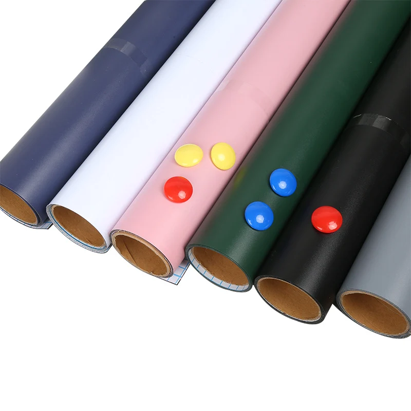 Magnetische Tafelfolie zum Aufkleben, schwarz