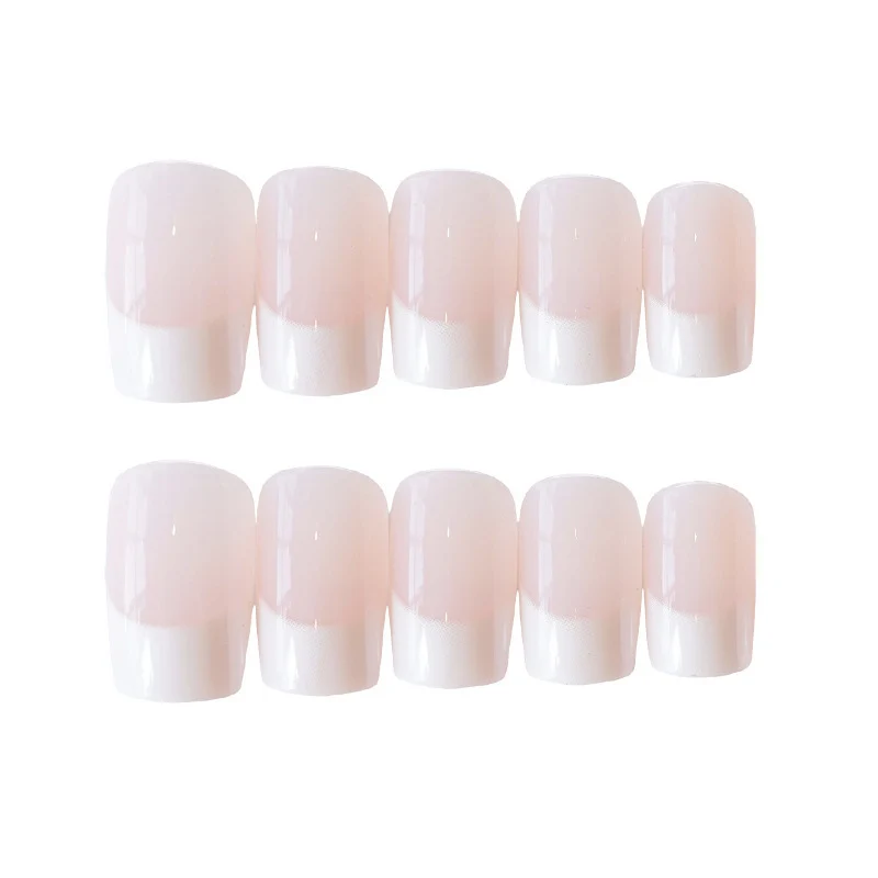 Premium French Tip Press-On Nail Art Karnz