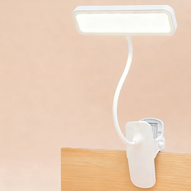 LED-Klemmleuchte mit Augenschutz zum Lernen