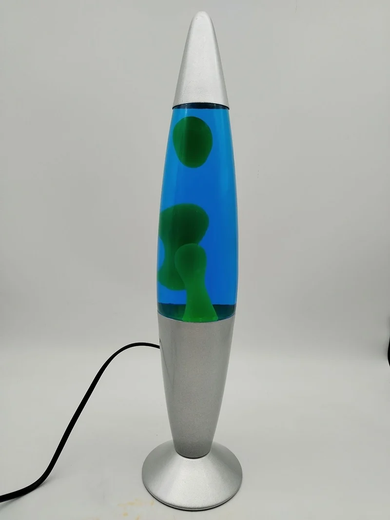 Lavalampe mit Aluminiumschirm, 40 cm