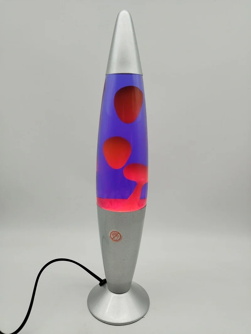 Lavalampe mit Aluminiumschirm, 40 cm
