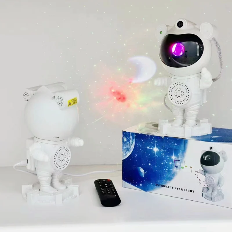 Astronauten-Projektionsleuchte mit Sternenhimmel