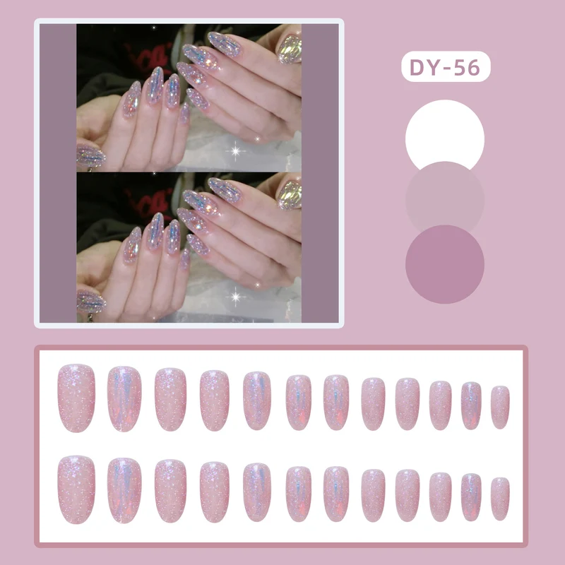Funkelndes Glitzer Press-On Nagelset Karnz 1790727491