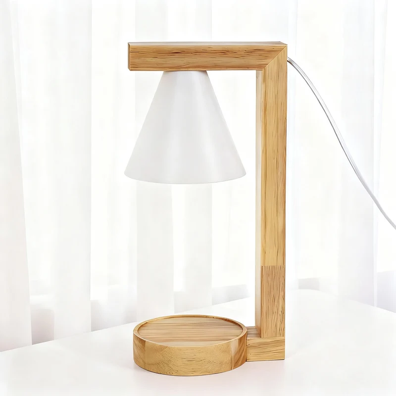 Wachsschmelzlampe GD-56, Bambus, modern