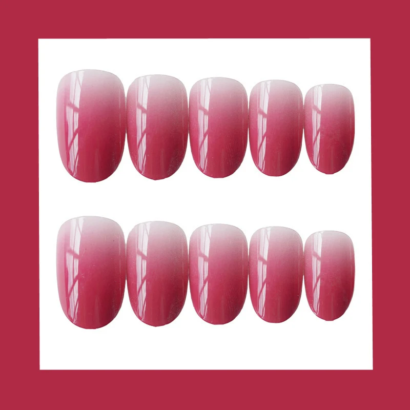 Ombre Glossy Press-On Nails Karnz