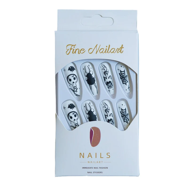 Halloween-Themen Press-On Nagelset Karnz