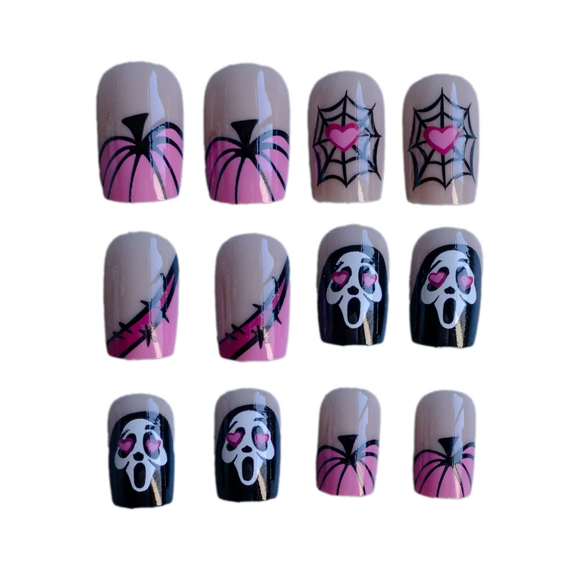 Halloween-Themen Press-On Nagel Set Karnz
