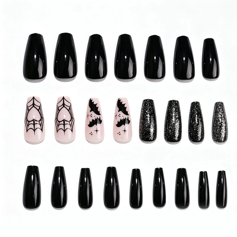 Halloween-Themen Press-On Nagelset Karnz
