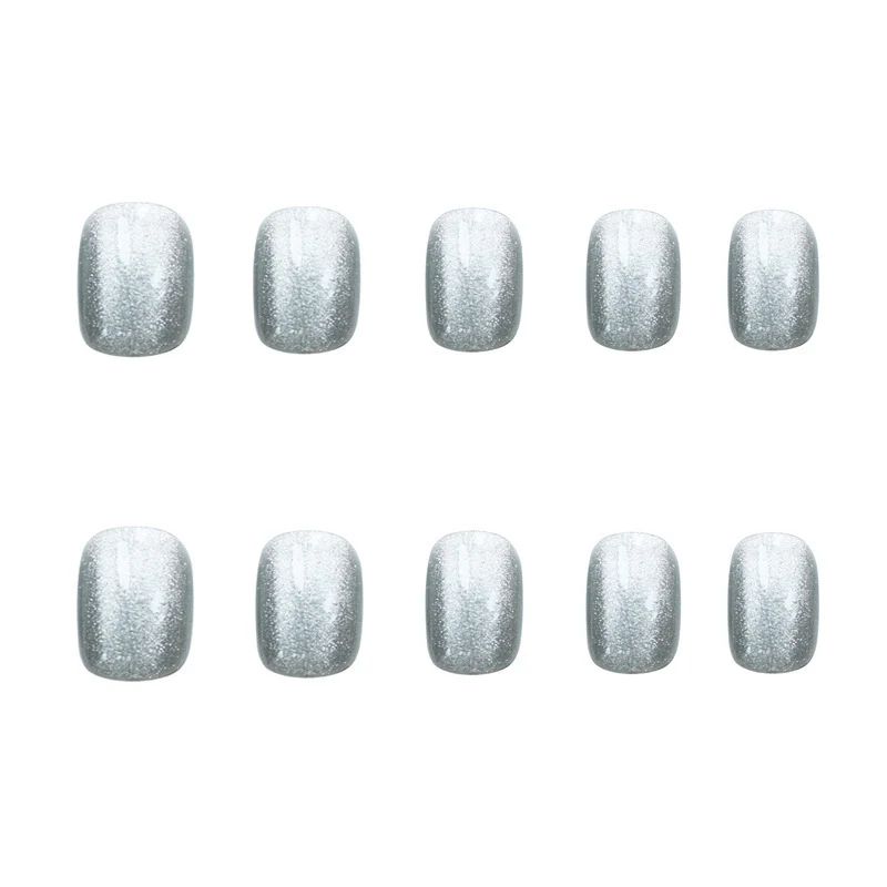 Glitzerndes Glam Press-On Nagelset Karnz
