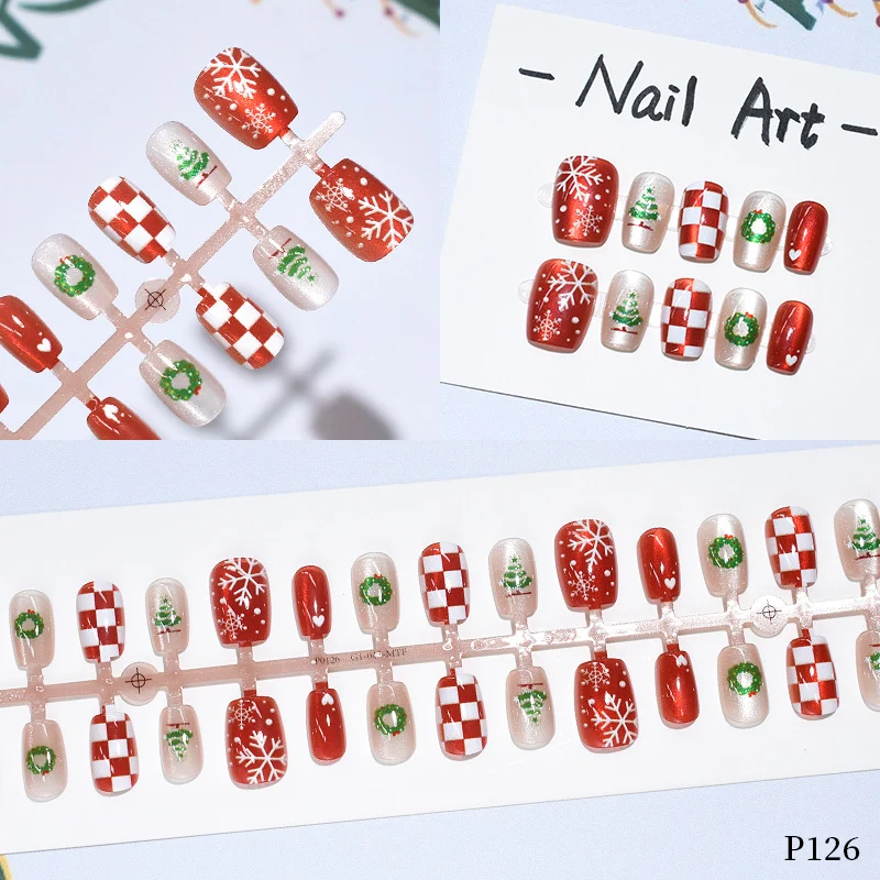 Urlaubs-Themen Press-On Nagelkunstset Karnz