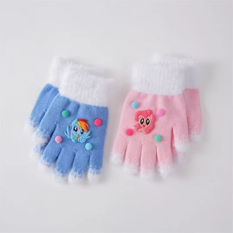Süße Plüsch Cartoon-Thema Handschuhe ohne Finger Karnz