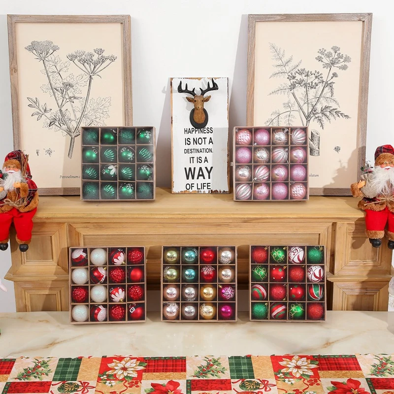 Bruchsichere Dekorative Weihnachtskugeln Set Karnz