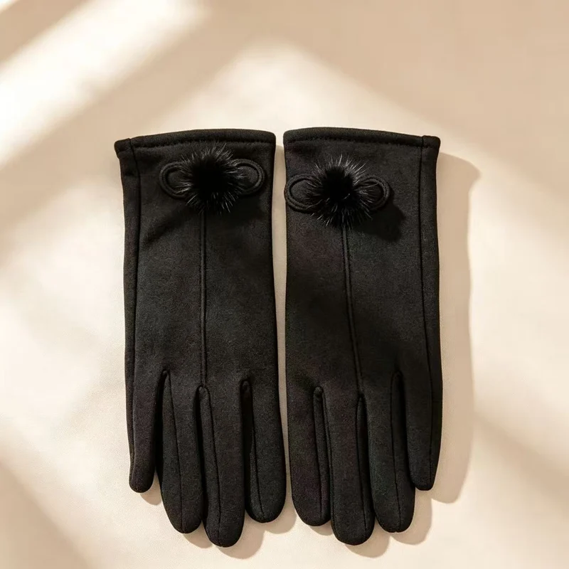 Winter Karomuster Touchscreen Handschuhe Karnz