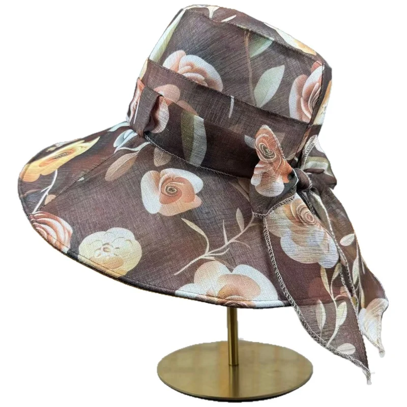 Breiter Rand Floral Sonnenhut Karnz