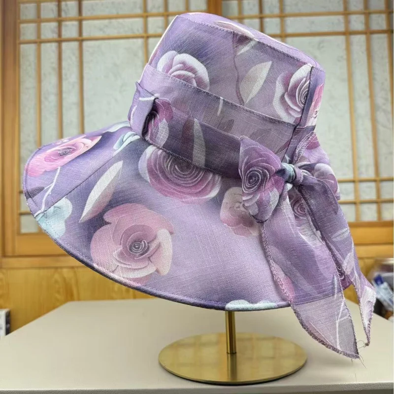 Breiter Rand Floral Sonnenhut Karnz
