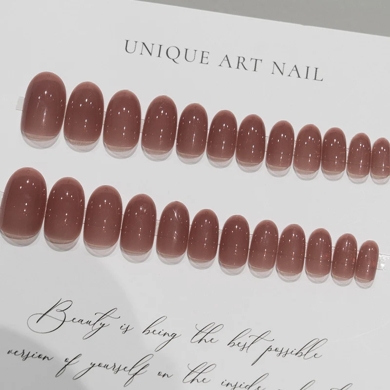 Glänzendes Press-On-Nagelset Karnz 1790727573