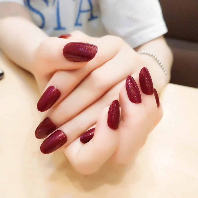 Glänzendes Press-On Nagelset Karnz 1790727558