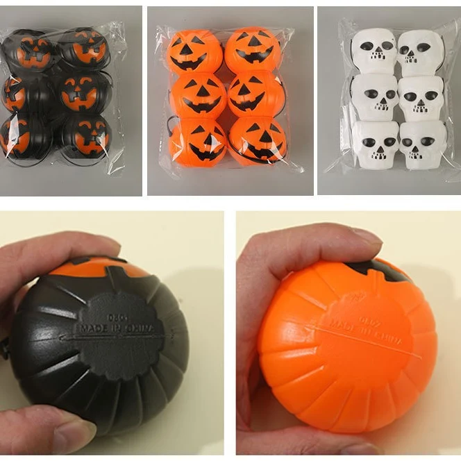 Halloween-Themen Trick-or-Treat Kürbis Eimer Karnz