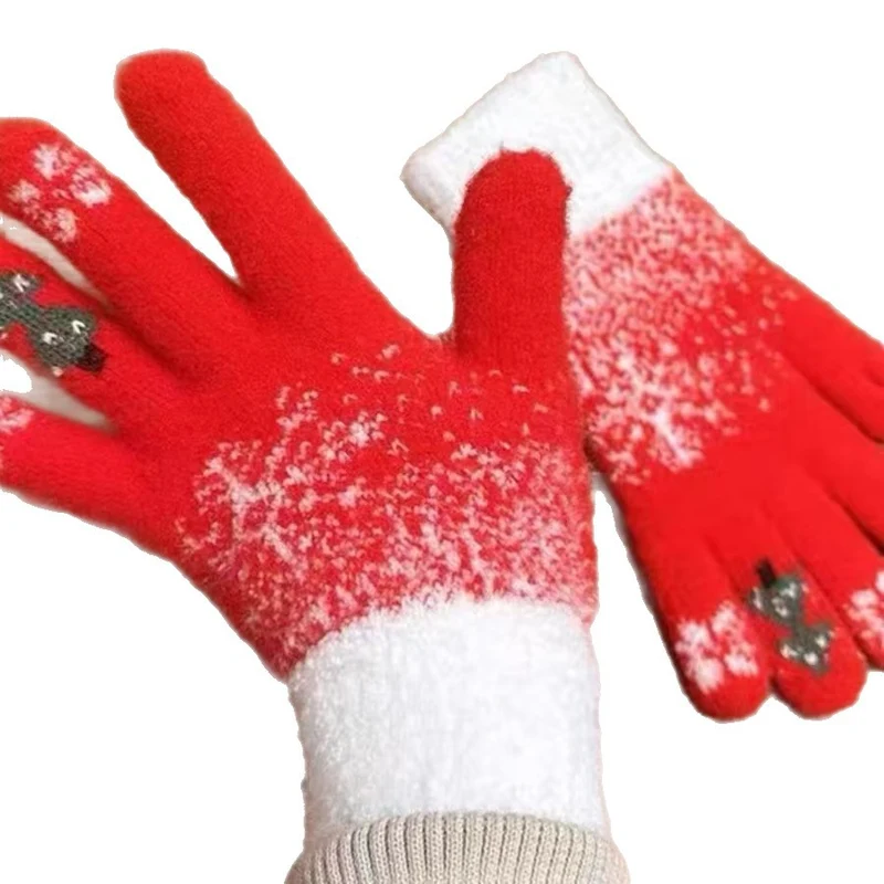 Warme Winter Gestrickte Touchscreen Handschuhe Karnz