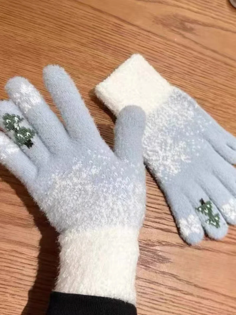 Warme Winter Gestrickte Touchscreen Handschuhe Karnz