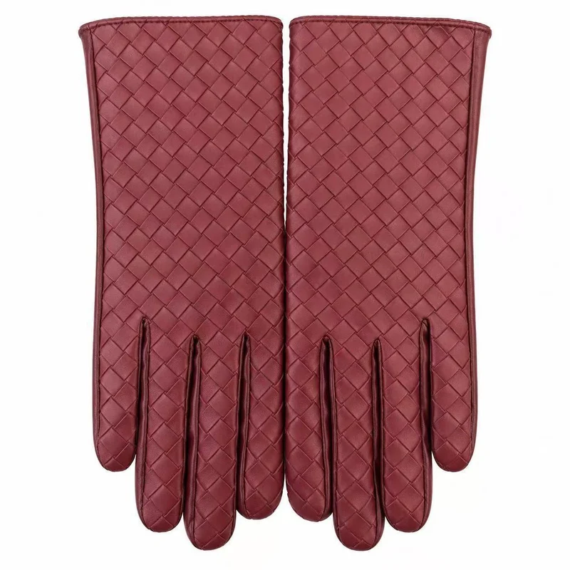 Premium Woven Leather Gloves Karnz
