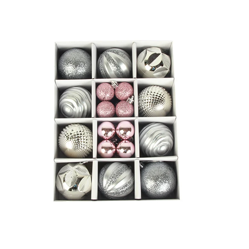 Dekoratives bruchsicheres Weihnachtsbaumkugel-Set Karnz