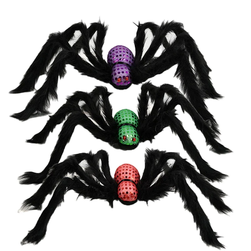 Halloween-Themen Dekorative Gruselige Spinnenfiguren Karnz