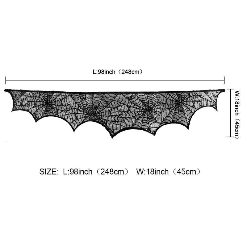 Halloween Spinnennetz Dekoration Karnz
