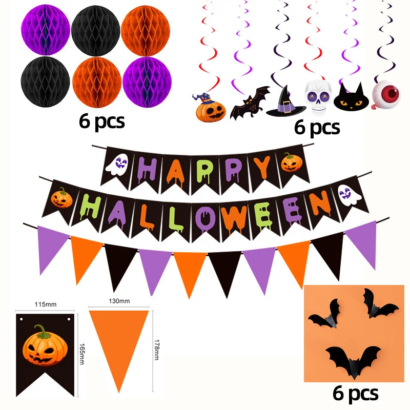 Halloween-Party-Dekorationen Set Karnz
