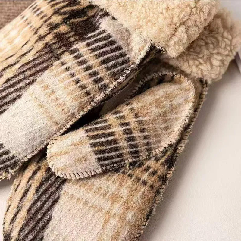 Plüschgefütterte Thermohandschuhe Karnz