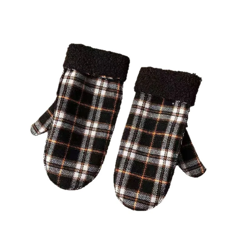 Plüschgefütterte Thermohandschuhe Karnz