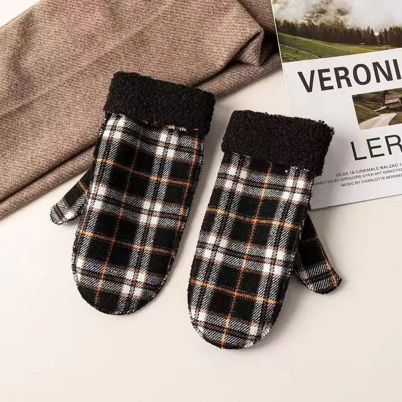 Plüschgefütterte Thermohandschuhe Karnz