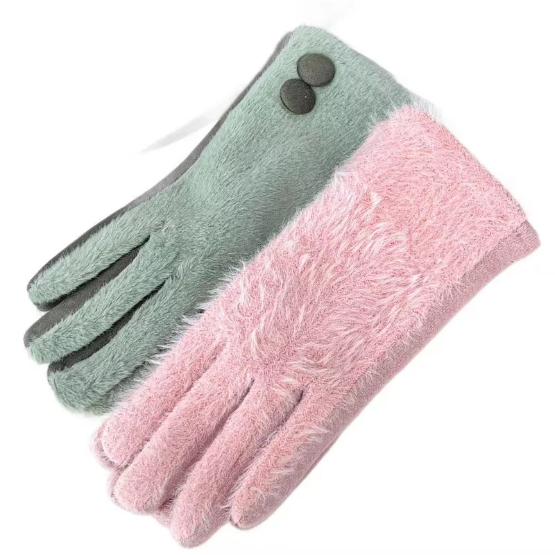 Plüsch Fleecegefütterte Touchscreen-Handschuhe Karnz