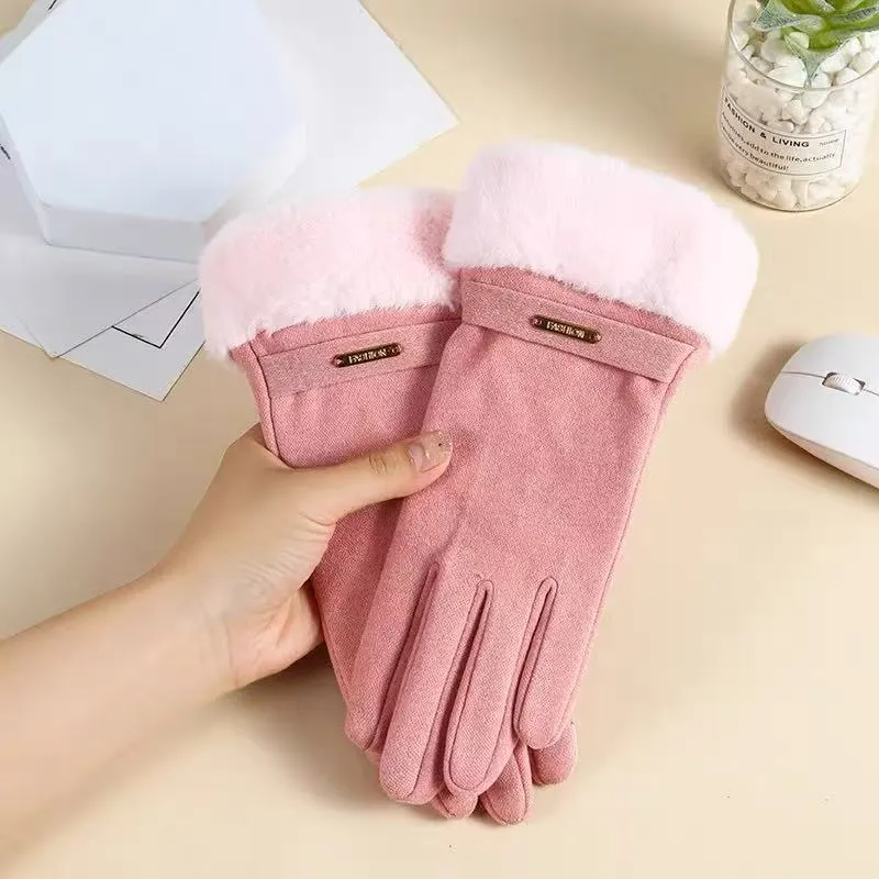 Luxuriöse Fleecegefütterte Touchscreen-Handschuhe Karnz