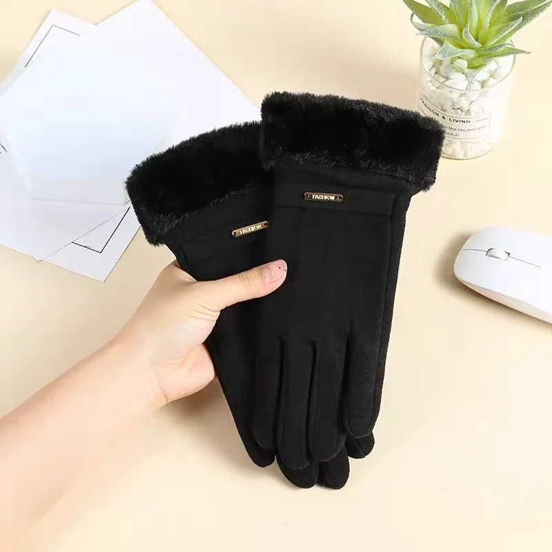 Luxuriöse Fleecegefütterte Touchscreen-Handschuhe Karnz