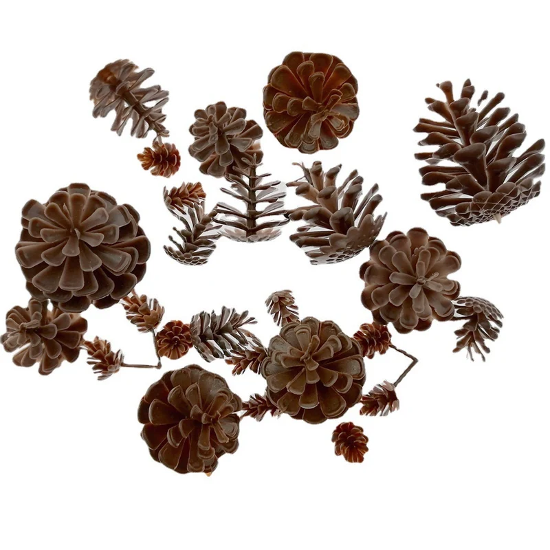Dekorative Kiefernnadel-Figuren Karnz