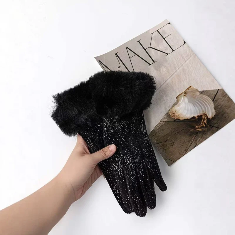 Elegante Touchscreen-Lederhandschuhe Karnz