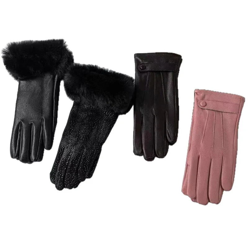 Elegante Touchscreen-Lederhandschuhe Karnz