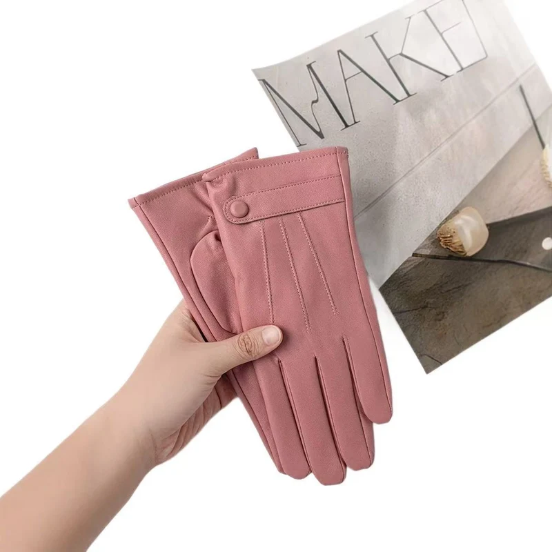 Elegante Touchscreen-Lederhandschuhe Karnz