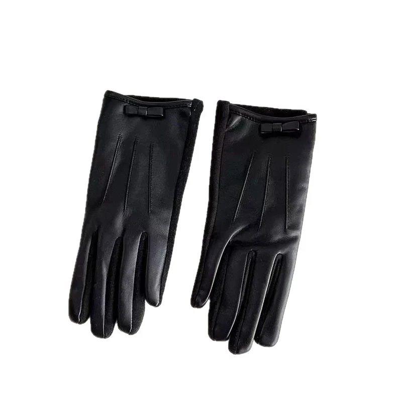 Elegante Leder Touchscreen Handschuhe Karnz