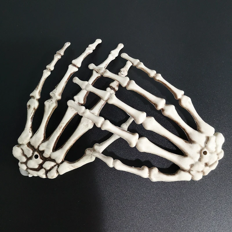 Realistische dekorative Skelett Hände Karnz