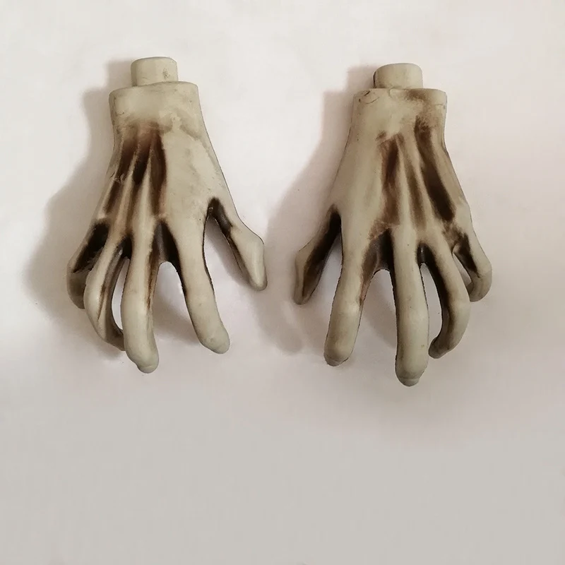 Realistische dekorative Skelett Hände Karnz